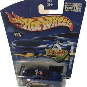 2002 Hot Wheels Mainline #160 Pikes Peak Celica Mtflk Dark Blue Race Team